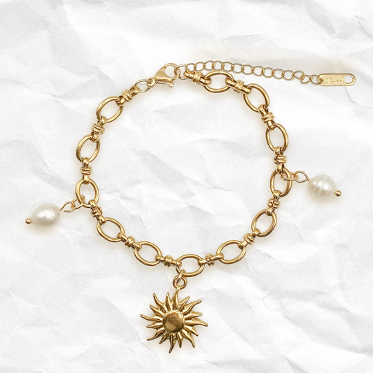 TRIO SOL - Ensemble de 3 BIJOUX (2 bracelets + 1 collier)