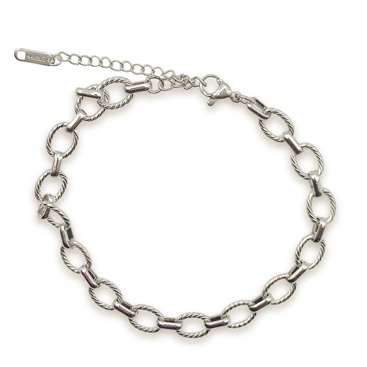 AUDAZ - Bracelet Ă  larges maillons arrondis (UNISEXE) BYNOVANN