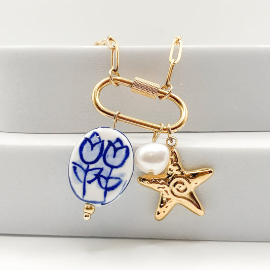 MARINA - Collier Ă  BRELOQUES estivales