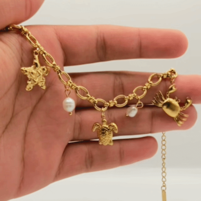 MOANA - bracelet à breloques, éléments océans