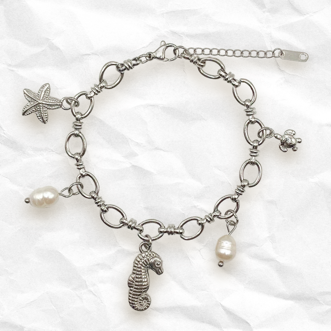 CABALLITO - Bracelet à BRELOQUES avec animaux marins