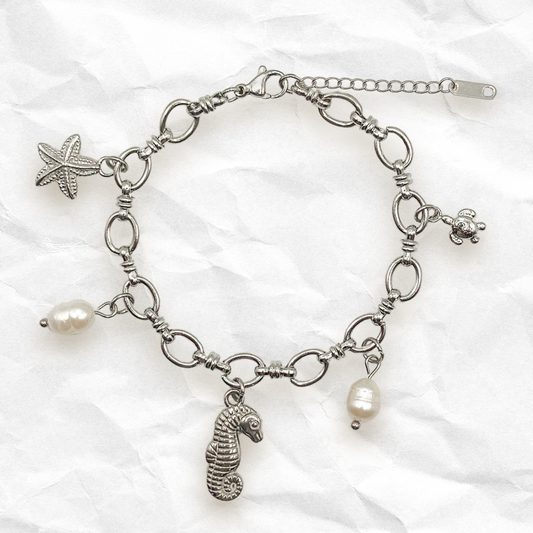 CABALLITO - Bracelet à BRELOQUES avec animaux marins