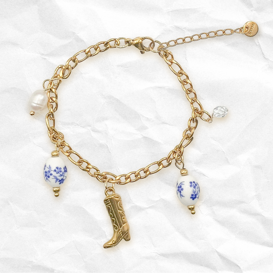 BRAVITA - Bracelet avec BRELOQUES inspirées d’une cowgirl