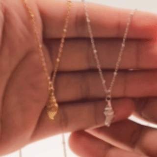 COCO - Collier avec mince pendentif coquillage BYNOVANN