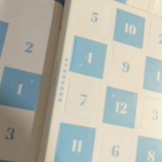 Calendrier de l'Avent 12 CASES - BIJOUX À BRELOQUES BYNOVANN