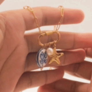 MARINA - Collier à BRELOQUES estivales BYNOVANN