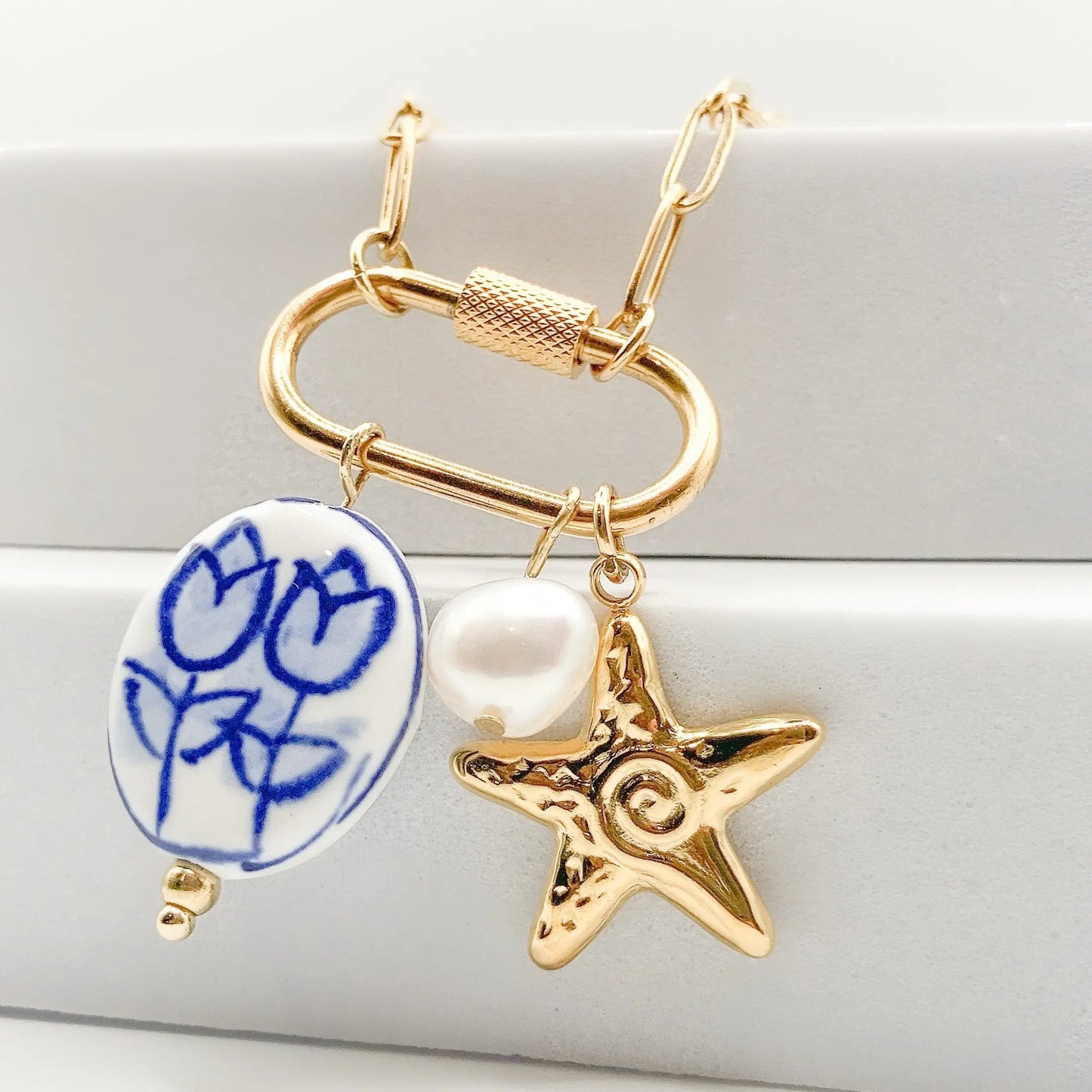 MARINA - Collier à BRELOQUES estivales BYNOVANN