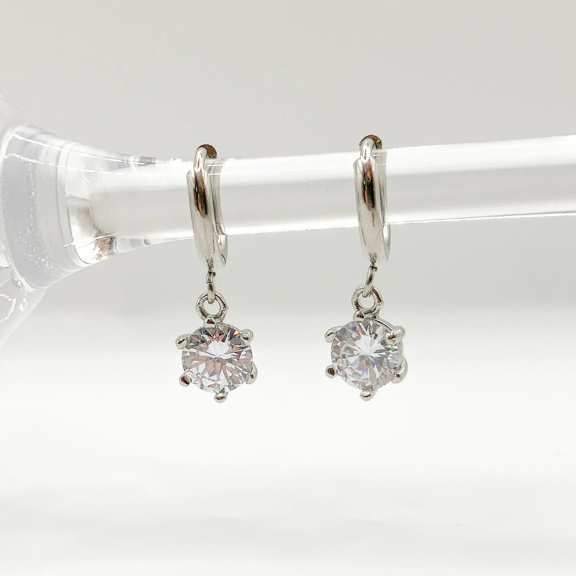 MINI BRILLA - Boucles d'oreilles avec pendentif STRASS BYNOVANN