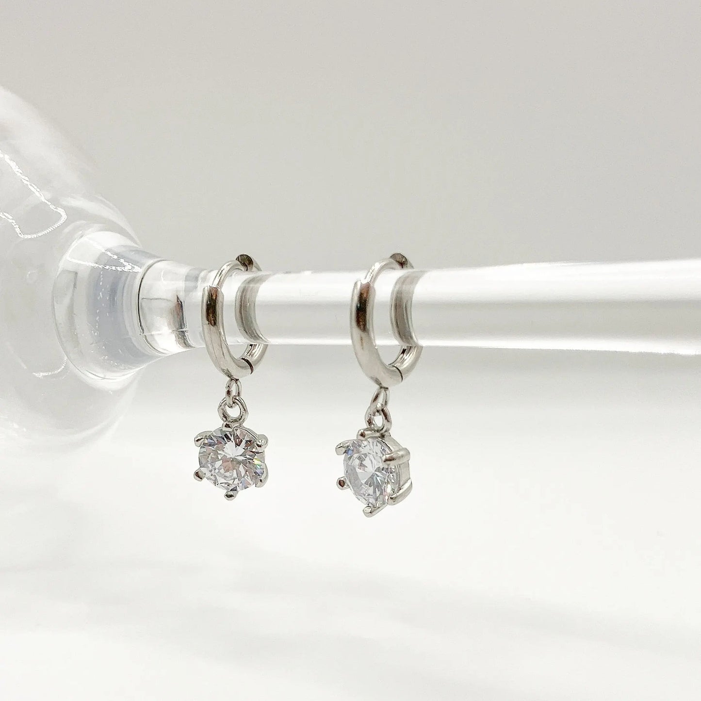 MINI BRILLA - Boucles d'oreilles avec pendentif STRASS BYNOVANN