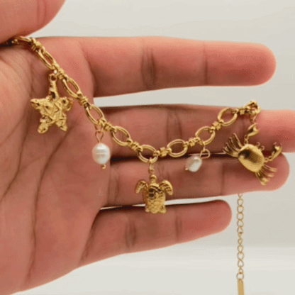 MOANA - bracelet à breloques, éléments océans BYNOVANN