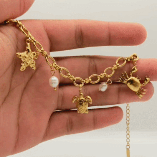 MOANA - bracelet à breloques, éléments océans BYNOVANN