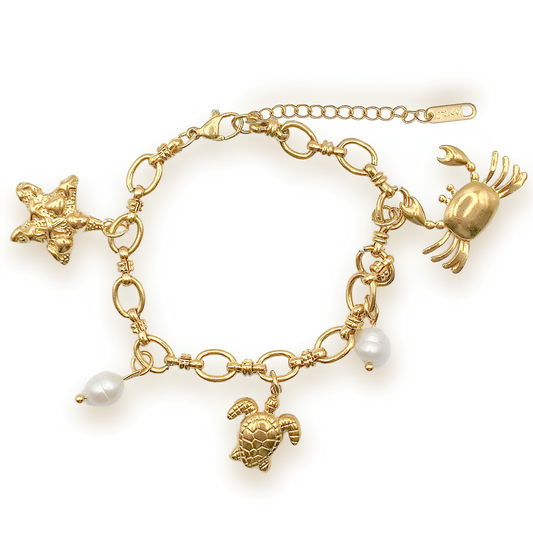 MOANA - bracelet à breloques, éléments océans BYNOVANN