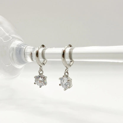 MINI BRILLA - Boucles d'oreilles avec pendentif STRASS - BYNOVANN