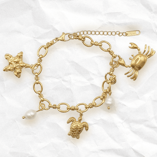 MOANA - bracelet à breloques, éléments océans - BYNOVANN