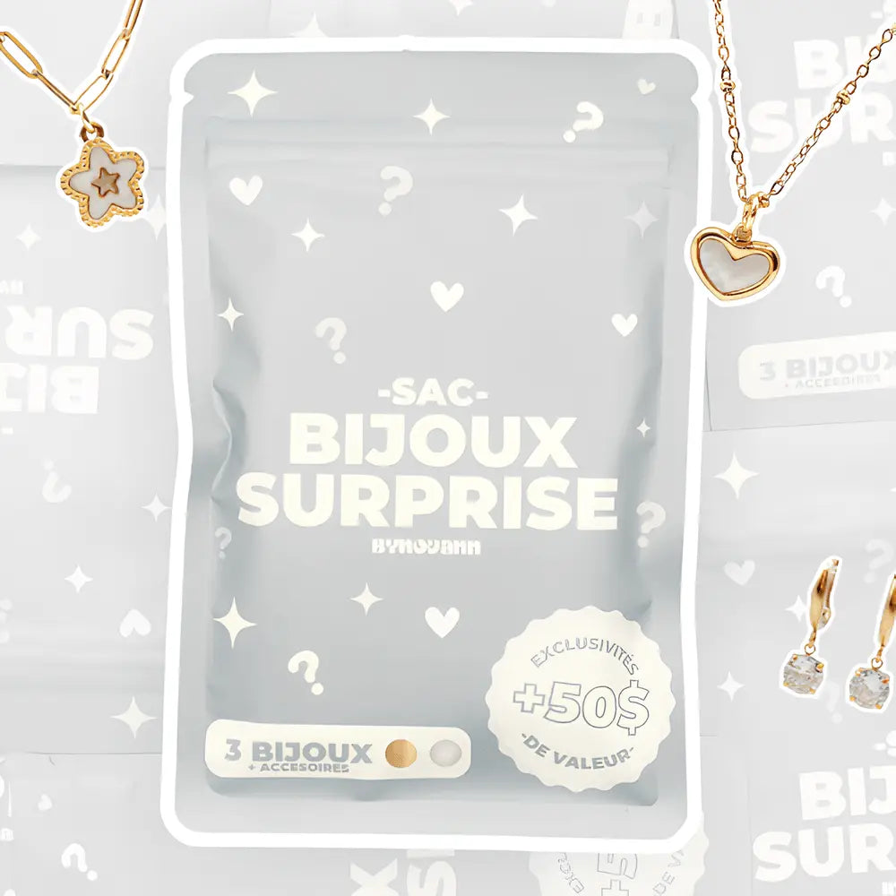 Sac SURPRISE - 3 BIJOUX - BYNOVANN